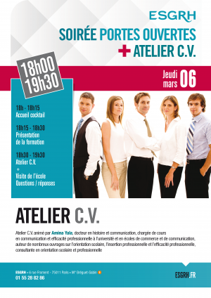 Soirée Portes Ouvertes spéciale atelier CV